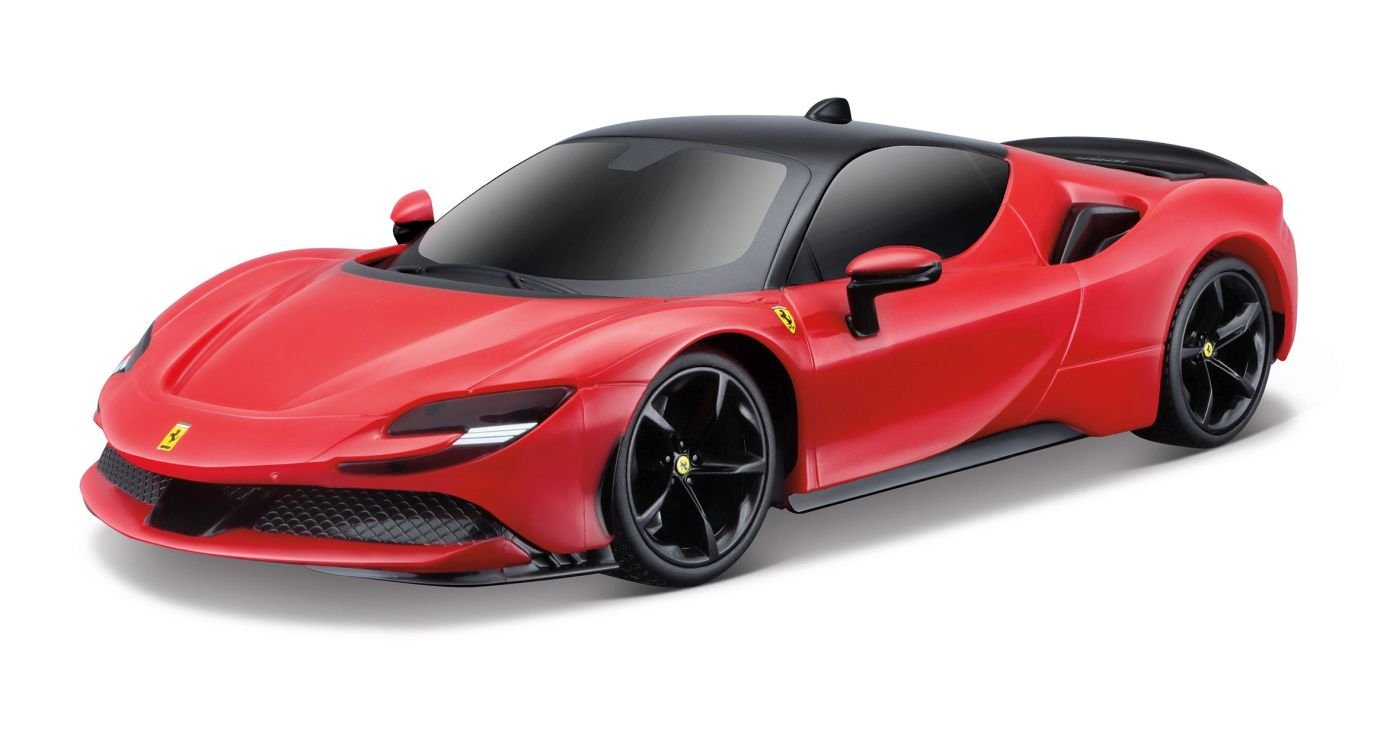 Maisto masinuta cu sunete si lumini FERRARI SF90 STRADALE scara 1 la 24 - Publisol.ro