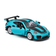 Maisto masinuta metalica SPEED ICONS PORSCHE 911 GT2 RS MIAMI blue scara 1 la 64 - Publisol.ro