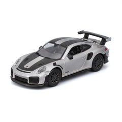 Maisto masinuta metalica SPEED ICONS PORSCHE 911 GT2 RS SILVER black scara 1 la 64 - Publisol.ro