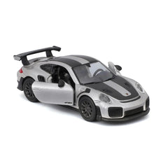 Maisto masinuta metalica SPEED ICONS PORSCHE 911 GT2 RS SILVER black scara 1 la 64 - Publisol.ro