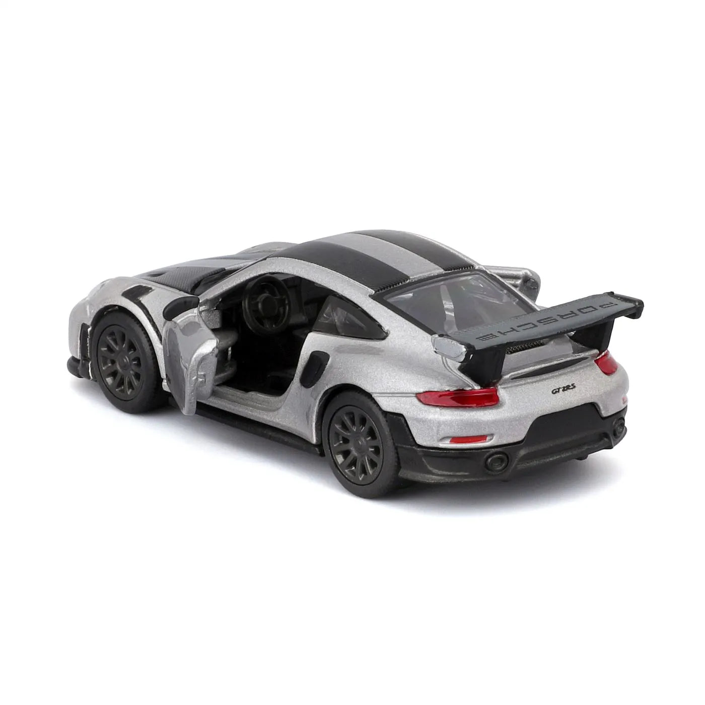 Maisto masinuta metalica SPEED ICONS PORSCHE 911 GT2 RS SILVER black scara 1 la 64 - Publisol.ro