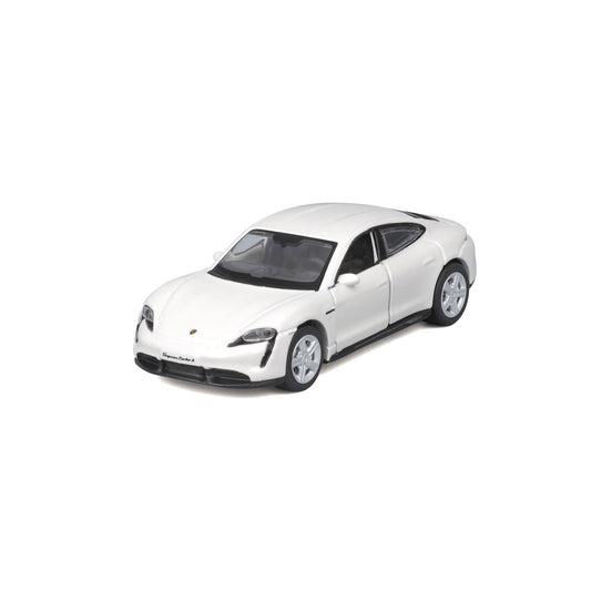 Maisto masinuta metalica SPEED ICONS PORSCHE TAYCAN TURBO S alb scara 1 la 64 - Publisol.ro