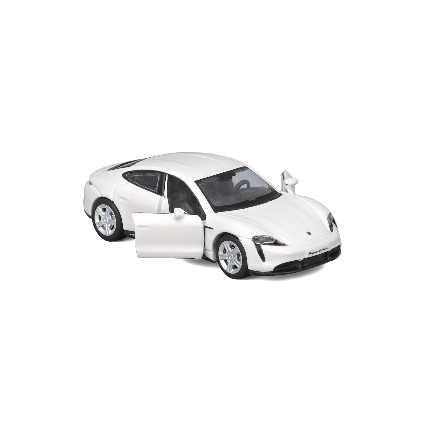 Maisto masinuta metalica SPEED ICONS PORSCHE TAYCAN TURBO S alb scara 1 la 64 - Publisol.ro