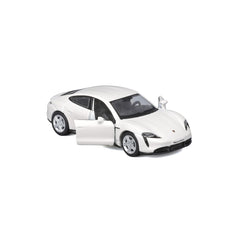 Maisto masinuta metalica SPEED ICONS PORSCHE TAYCAN TURBO S alb scara 1 la 64 - Publisol.ro