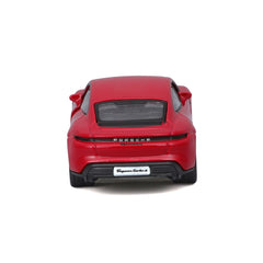 Maisto masinuta metalica SPEED ICONS PORSCHE TAYCAN TURBO S rosu scara 1 la 64 - Publisol.ro
