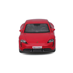 Maisto masinuta metalica SPEED ICONS PORSCHE TAYCAN TURBO S rosu scara 1 la 64 - Publisol.ro