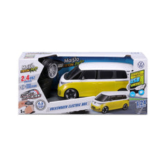 Maisto masinuta premium cu telecomanda 2.4GHz VOLKSWAGEN ELECTRIC BUS scara 1 la 24 - Publisol.ro