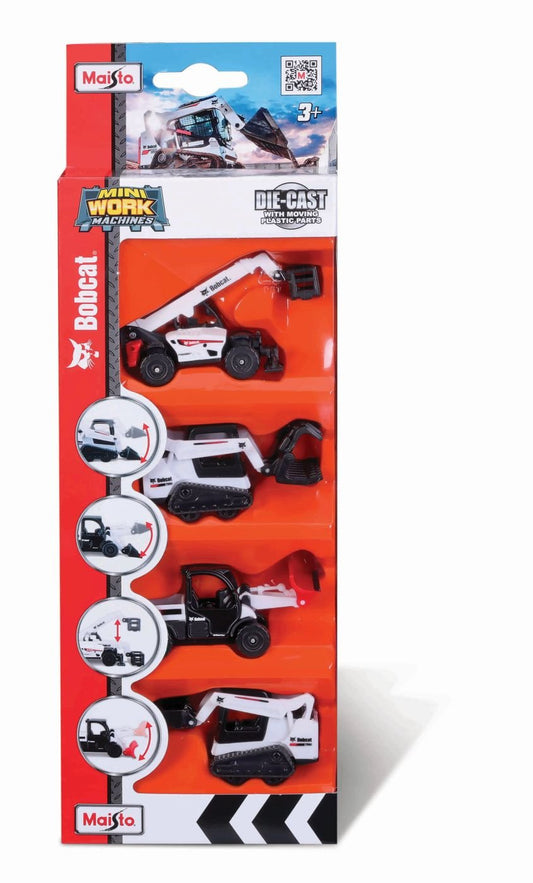 Maisto set 4 utilaje BOBCAT - Publisol.ro