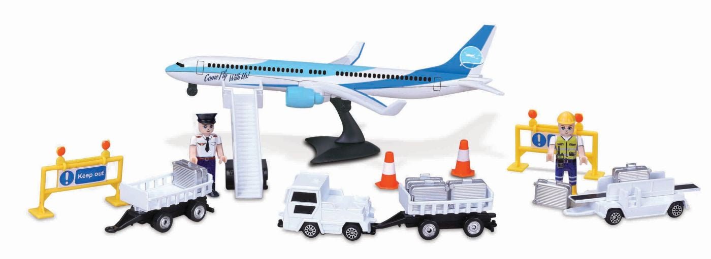 Maisto set aeroport avion alb - Publisol.ro