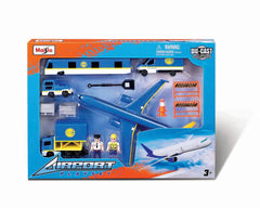 Maisto set aeroport avion albastru - Publisol.ro