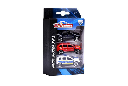 Majorette set 3 dacia duster metal 7.5cm, Simba - Publisol.ro