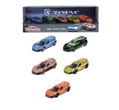 Majorette set 5 masinute Rimac Nevera edition giftpack - Publisol.ro