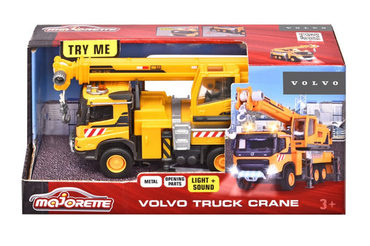 Majorette volvo camion cu macara, Simba - Publisol.ro