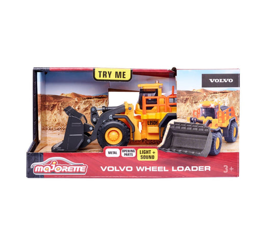 Majorette volvo incarcator frontal scara 1 la 43, Simba - Publisol.ro