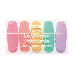 Markere pastel Le BonBon Patisserie - Set de 5 - Ooly