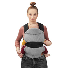 Marsupiu ergonomic Kinderkraft adoree mei tai, grey - Publisol.ro