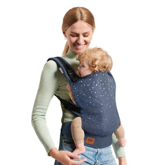Marsupiu ergonomic Kinderkraft nino, pana la 20 kg, confetti denim - Publisol.ro