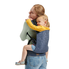 Marsupiu ergonomic Kinderkraft nino, pana la 20 kg, confetti denim - Publisol.ro