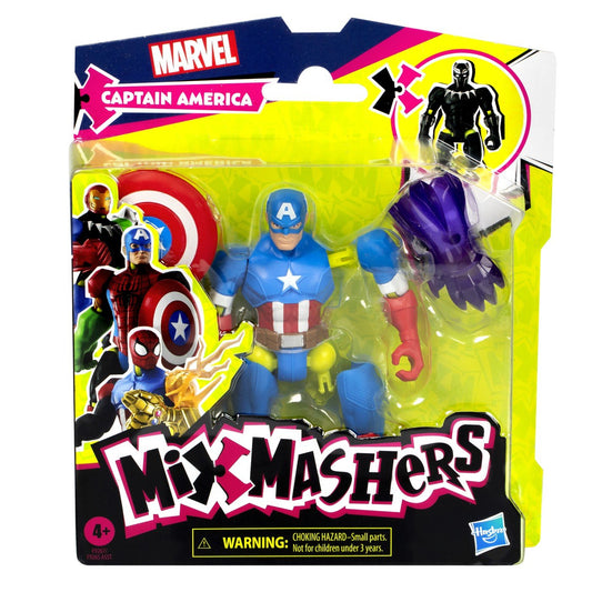 Marvel Avengers mix mashers figurina Capitan america 12 cm - Publisol.ro