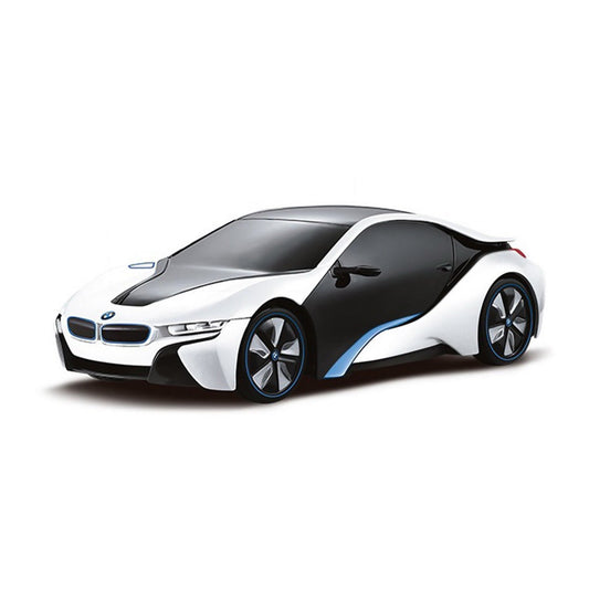Masina cu telecomanda bmw i8 alba scara 1 la 24, Rastar - Publisol.ro