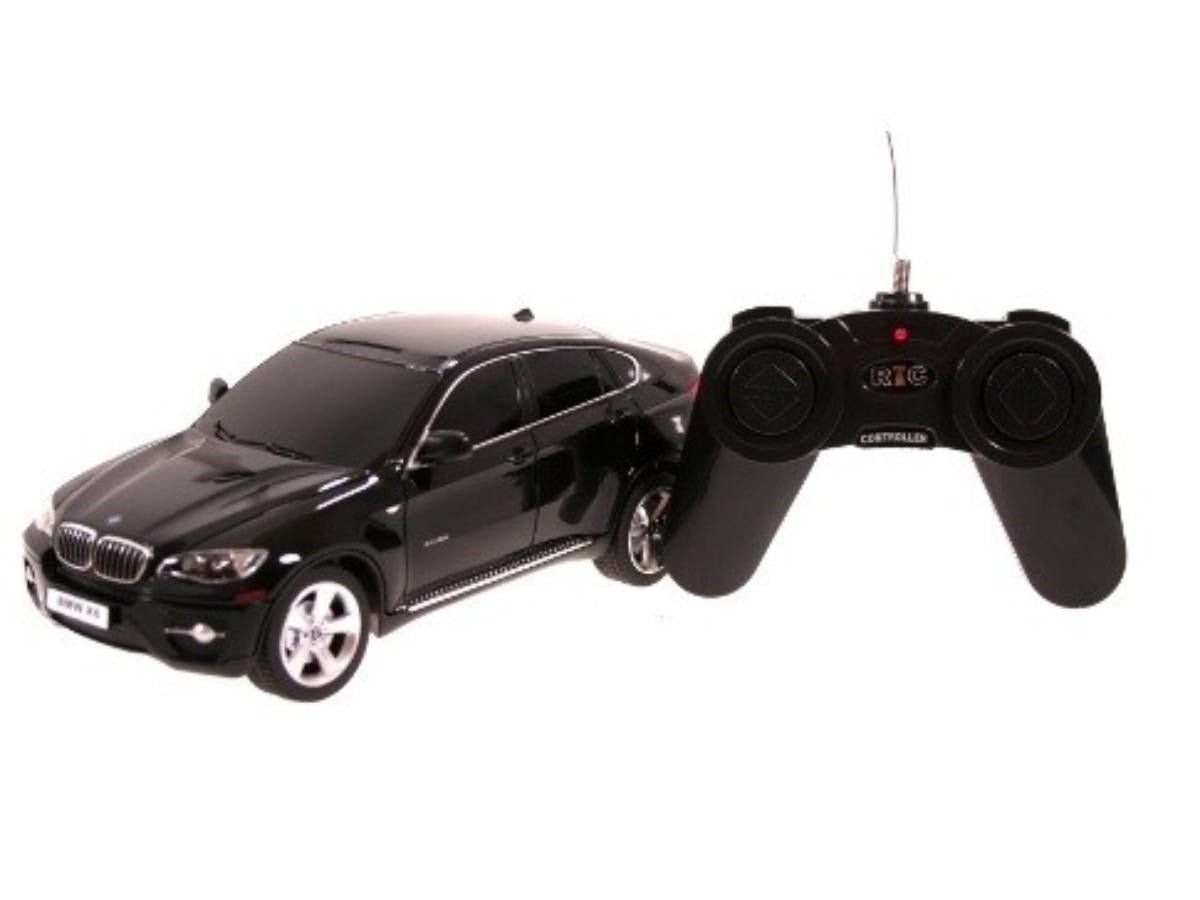 Masina cu telecomanda Bmw x6 negru cu scara 1 la 24 - Publisol.ro