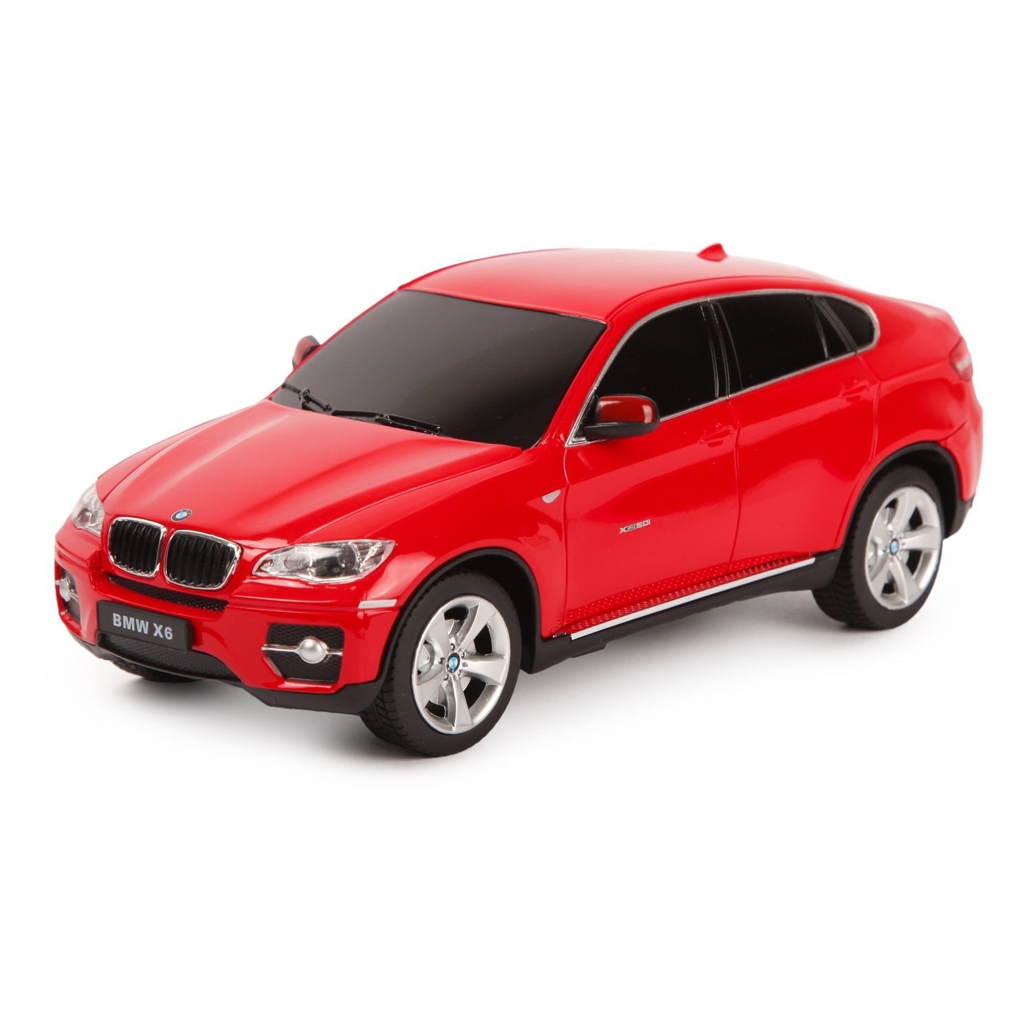 Masina cu telecomanda Bmw x6 rosu cu scara 1 la 24 - Publisol.ro