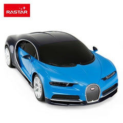 Masina cu telecomanda Bugatti chiron albastru cu scara 1 la 24 - Publisol.ro