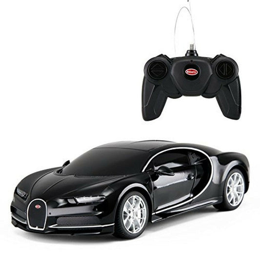 Masina cu telecomanda bugatti chiron negru cu scara 1 la 24, Rastar - Publisol.ro