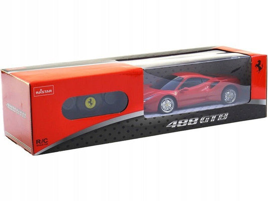 Masina cu telecomanda ferrari 488 gtb rosu scara 1 la 24, Rastar - Publisol.ro