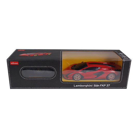 Masina cu telecomanda Lamborghini sian rosu cu scara 1 la 24 - Publisol.ro