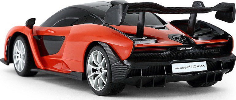 Masina cu telecomanda Mclaren senna portocaliu cu scara 1 la 18 - Publisol.ro