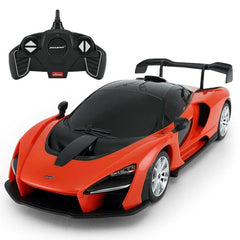 Masina cu telecomanda Mclaren senna portocaliu cu scara 1 la 18 - Publisol.ro