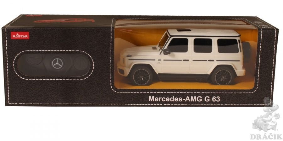 Masina cu telecomanda Mercedes - benz g63 alb scara 1 la 24 - Publisol.ro