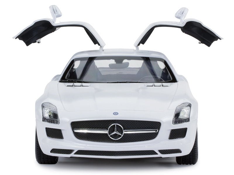 Masina cu telecomanda Mercedes - benz sls alb scara 1 la 14 - Publisol.ro