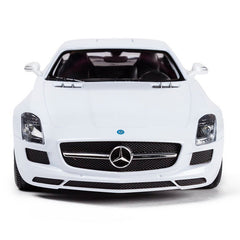 Masina cu telecomanda Mercedes - benz sls alb scara 1 la 14 - Publisol.ro