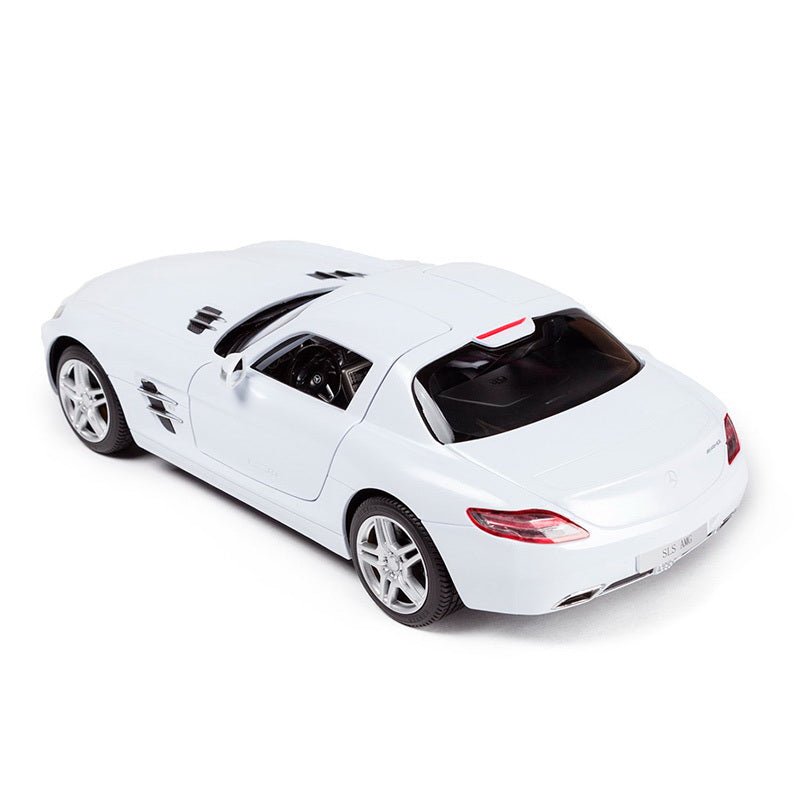 Masina cu telecomanda Mercedes - benz sls alb scara 1 la 14 - Publisol.ro