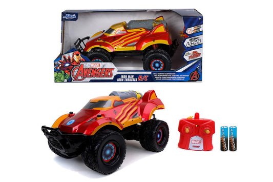 Masinuta cu telecomanda marvel rc iron thruster scara 1:14, Simba - Publisol.ro