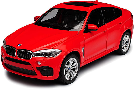 Masinuta metalica bmw x6m rosu scara 1 la 24, Rastar - Publisol.ro