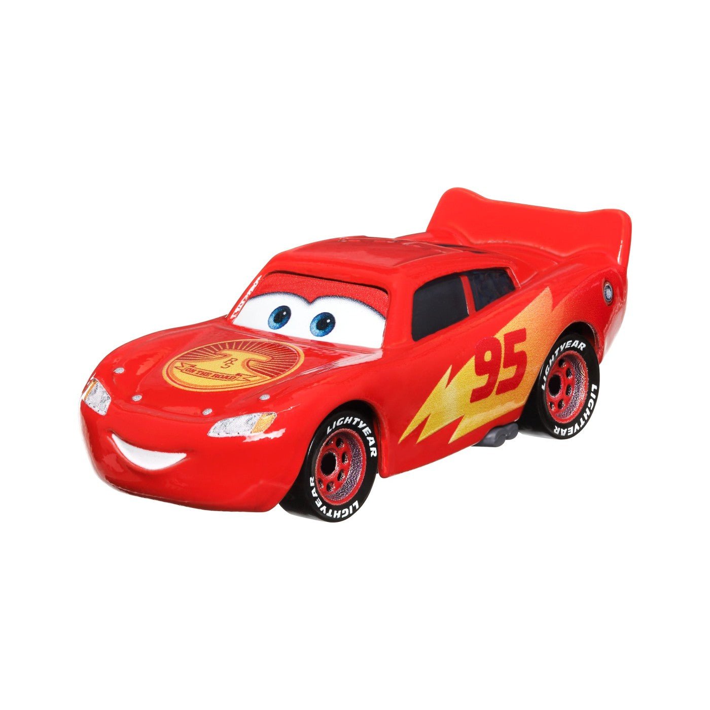 Masinuta metalica Cars 3 personajul road trip Fulger Mcqueen - Publisol.ro