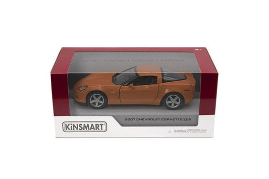 Masinuta metalica chevrolet corvette z06 2007 13cm scara 1 la 36, KINSMART - Publisol.ro