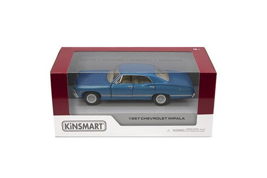 Masinuta metalica chevrolet impala 1967 13cm scara 1 la 43, KINSMART - Publisol.ro