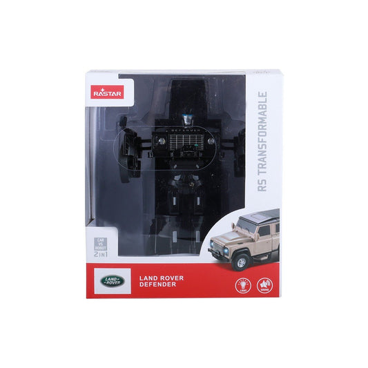 Masinuta metalica convertibila land rover defender negru cu scara 1 la 32, Rastar - Publisol.ro