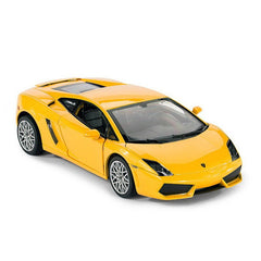 Masinuta metalica Lamborghini Gallardo LP560 - 4 galben scara 1 la 20 - Publisol.ro