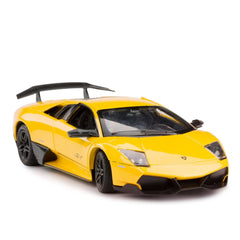Masinuta metalica Lamborghini Murcielago lp670 - 4 galben scara 1 la 24 - Publisol.ro