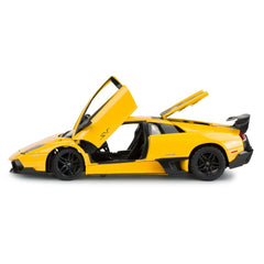 Masinuta metalica Lamborghini Murcielago lp670 - 4 galben scara 1 la 24 - Publisol.ro