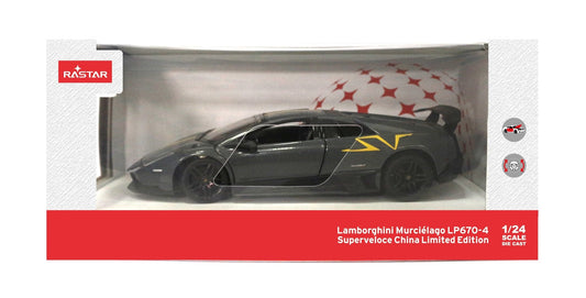 Masinuta metalica lamborghini murcielago lp670 - 4 scara 1 la 24, Rastar - Publisol.ro