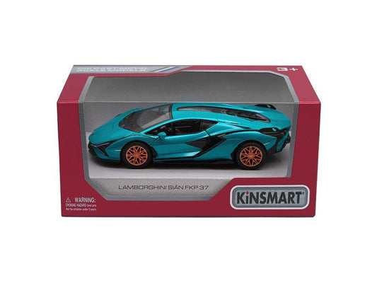Masinuta metalica lamborghini sian 13cm scara 1 la 40, KINSMART - Publisol.ro