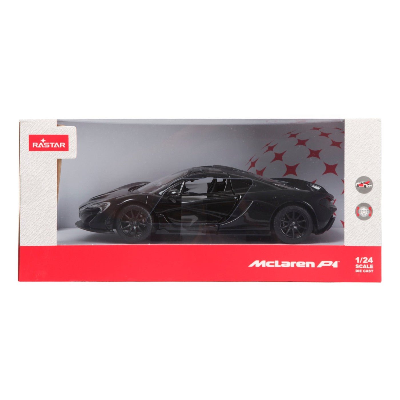 Masinuta metalica Mclaren P1 negru scara 1 la 24 - Publisol.ro