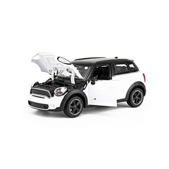 Masinuta metalica Minicooper alba scara 1 la 24 - Publisol.ro