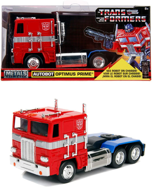 Masinuta metalica transformers g1 optimus prime scara 1 la 32, Simba - Publisol.ro